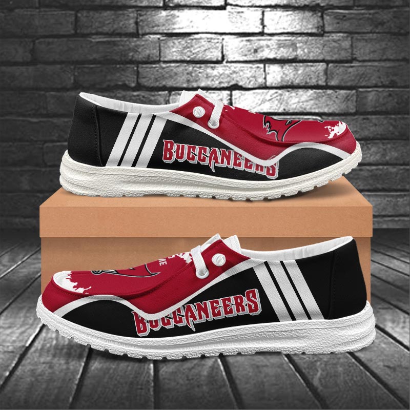Tampa Bay Buccaneers Hey Dude Shoes - Famjoys Tampa Bay Buccaneers Hey Dude Shoes - Famjoys