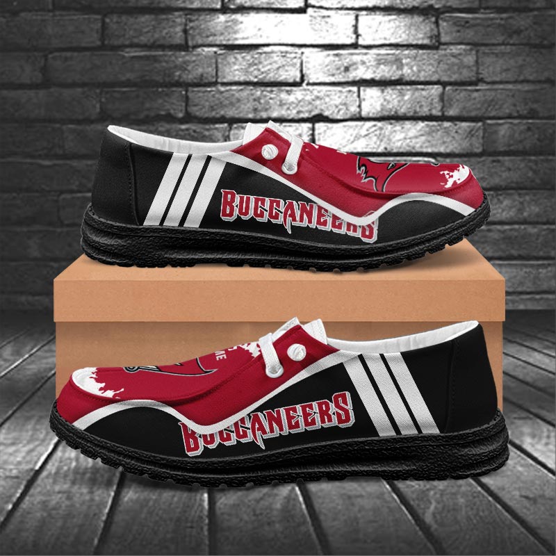 Tampa Bay Buccaneers Hey Dude Shoes - Famjoys Tampa Bay Buccaneers Hey Dude Shoes - Famjoys