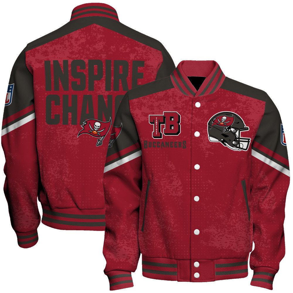 Tampa Bay Buccaneers - Immortal Style Unisex Varsity Jacket - Famjoys Tampa Bay Buccaneers - Immortal Style Unisex Varsity Jacket - Famjoys