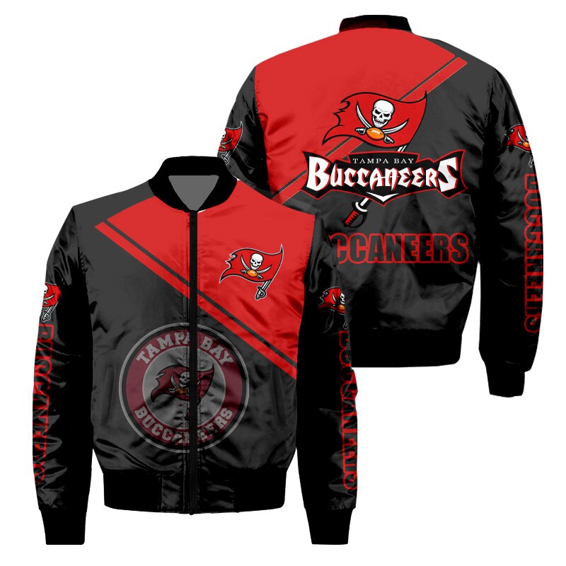 Tampa Bay Buccaneers Jacket Full-Zip - Famjoys Tampa Bay Buccaneers Jacket Full-Zip - Famjoys