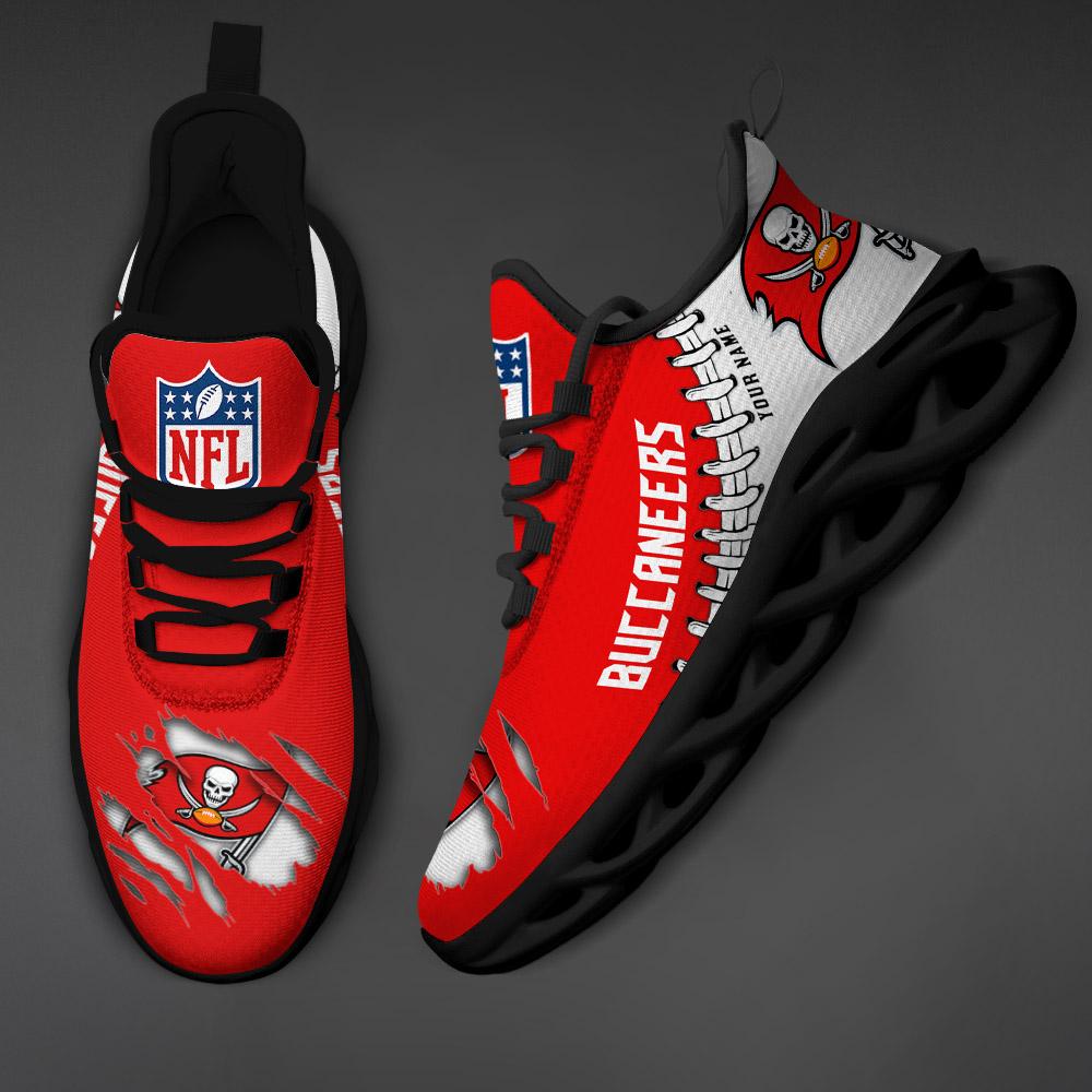 Tampa Bay Buccaneers Max Soul Shoes - Famjoys Tampa Bay Buccaneers Max Soul Shoes - Famjoys