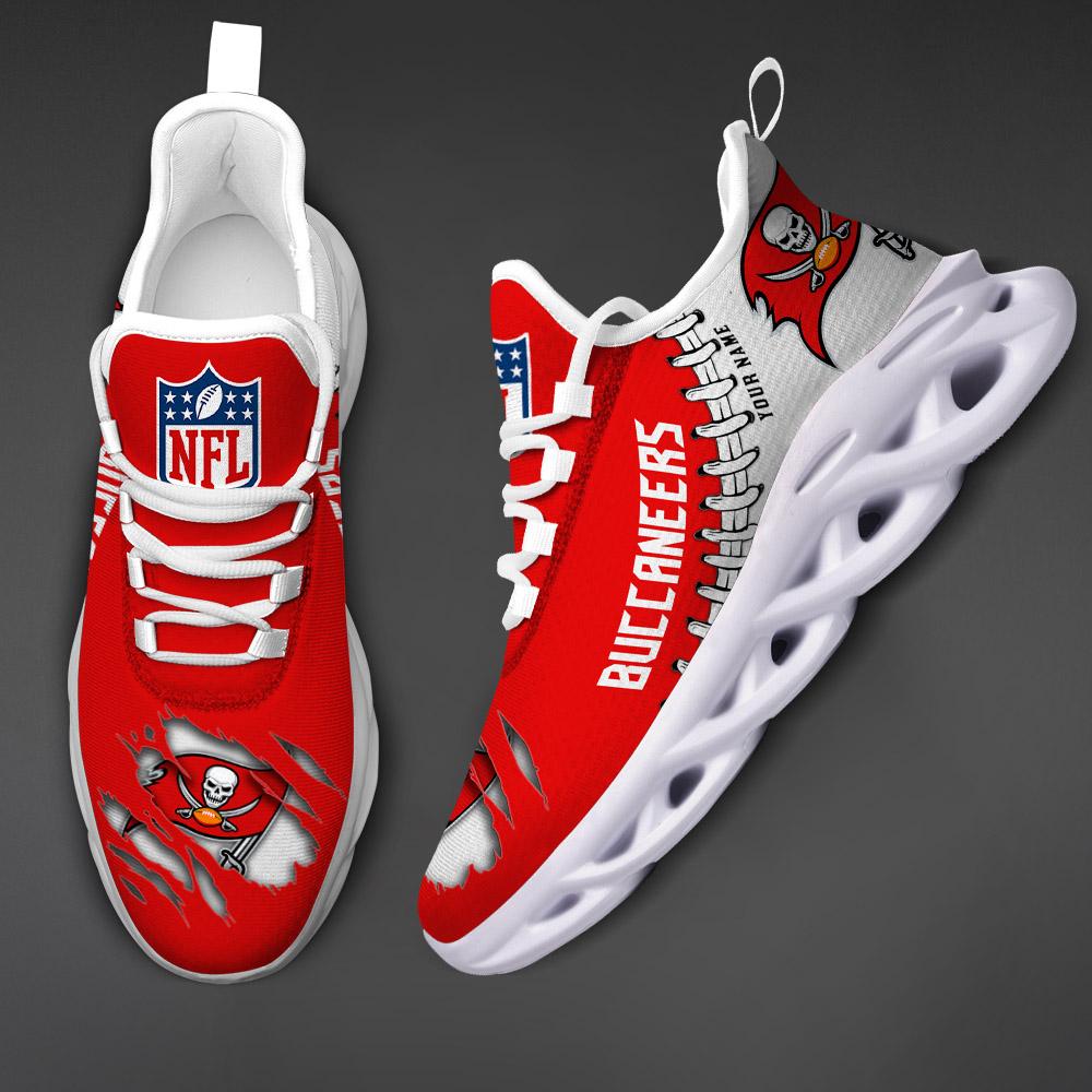Tampa Bay Buccaneers Max Soul Shoes - Famjoys Tampa Bay Buccaneers Max Soul Shoes - Famjoys