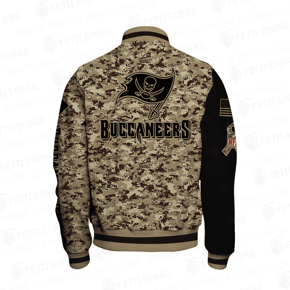 Tampa Bay Buccaneers - National Football League AOP Varsity Jacket V1 - Famjoys Tampa Bay Buccaneers - National Football League AOP Varsity Jacket V1 - Famjoys