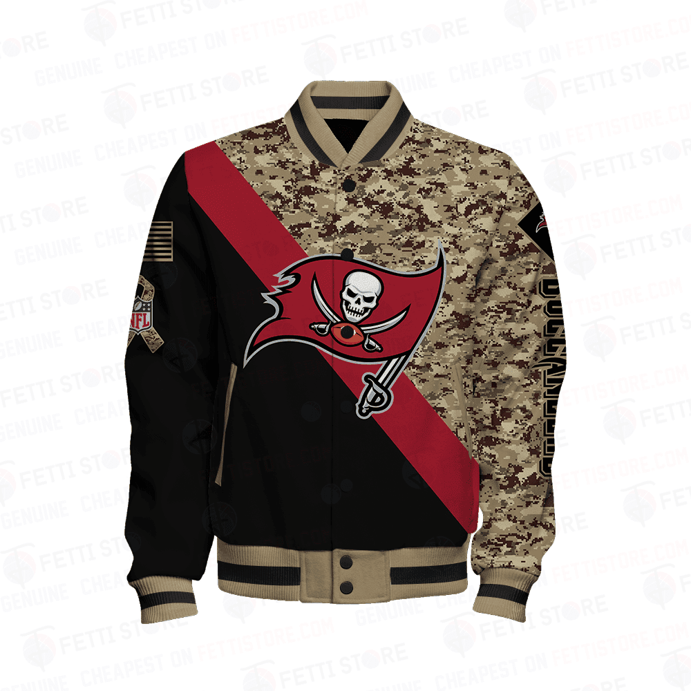 Tampa Bay Buccaneers - National Football League AOP Varsity Jacket V1 - Famjoys Tampa Bay Buccaneers - National Football League AOP Varsity Jacket V1 - Famjoys