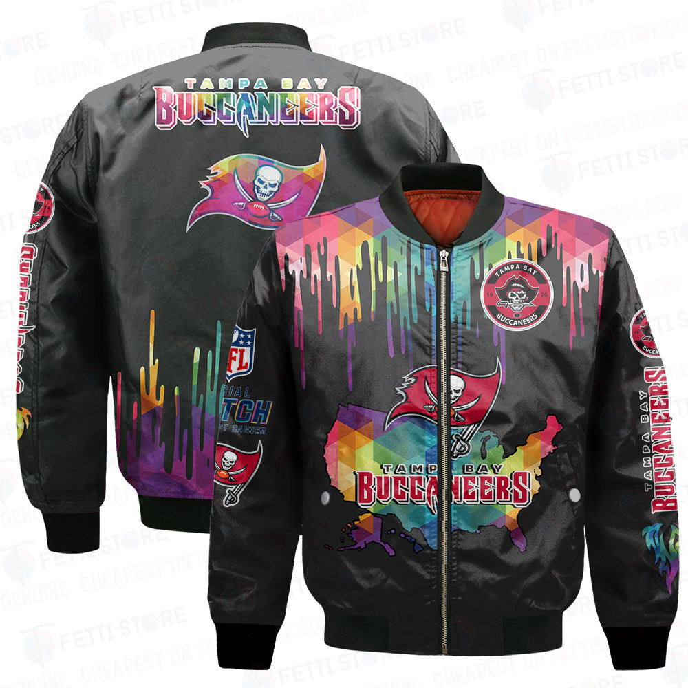 Tampa Bay Buccaneers - National Football League AOP Varsity Jacket V3 - Famjoys Tampa Bay Buccaneers - National Football League AOP Varsity Jacket V3 - Famjoys