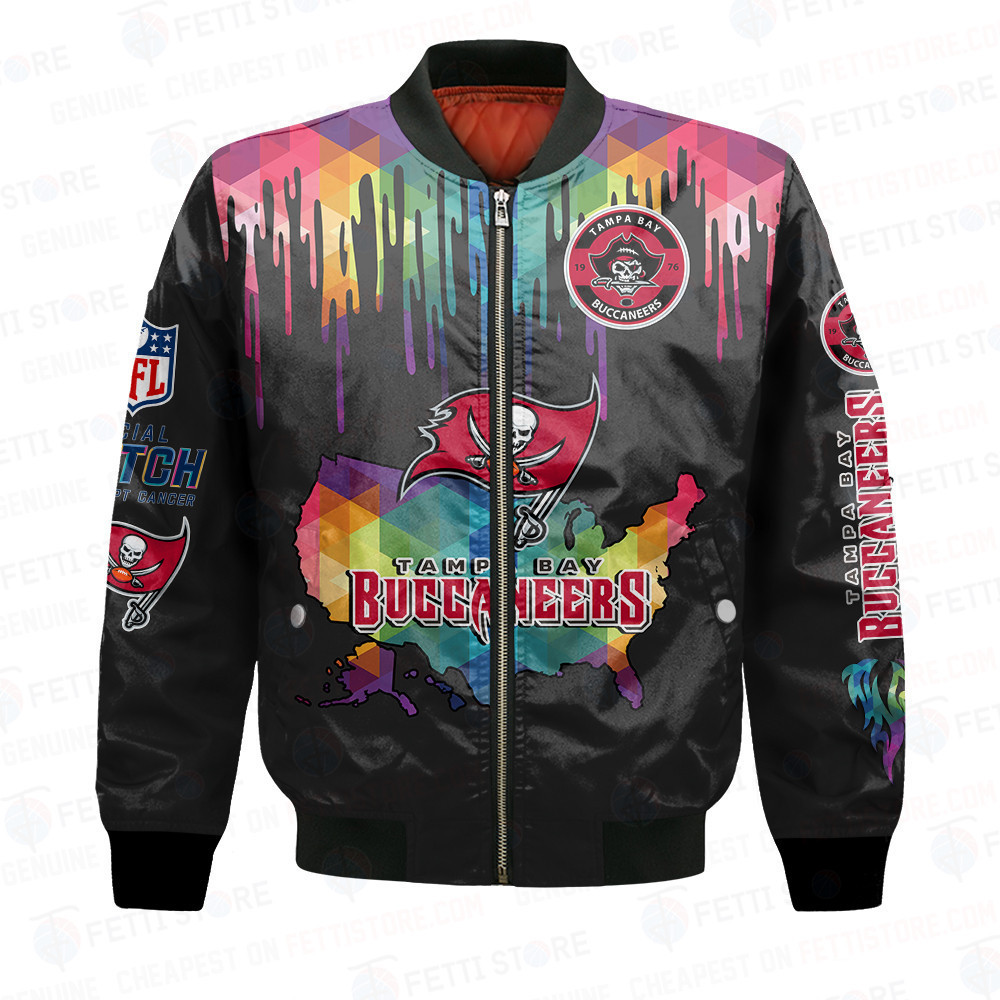 Tampa Bay Buccaneers - National Football League AOP Varsity Jacket V3 - Famjoys Tampa Bay Buccaneers - National Football League AOP Varsity Jacket V3 - Famjoys