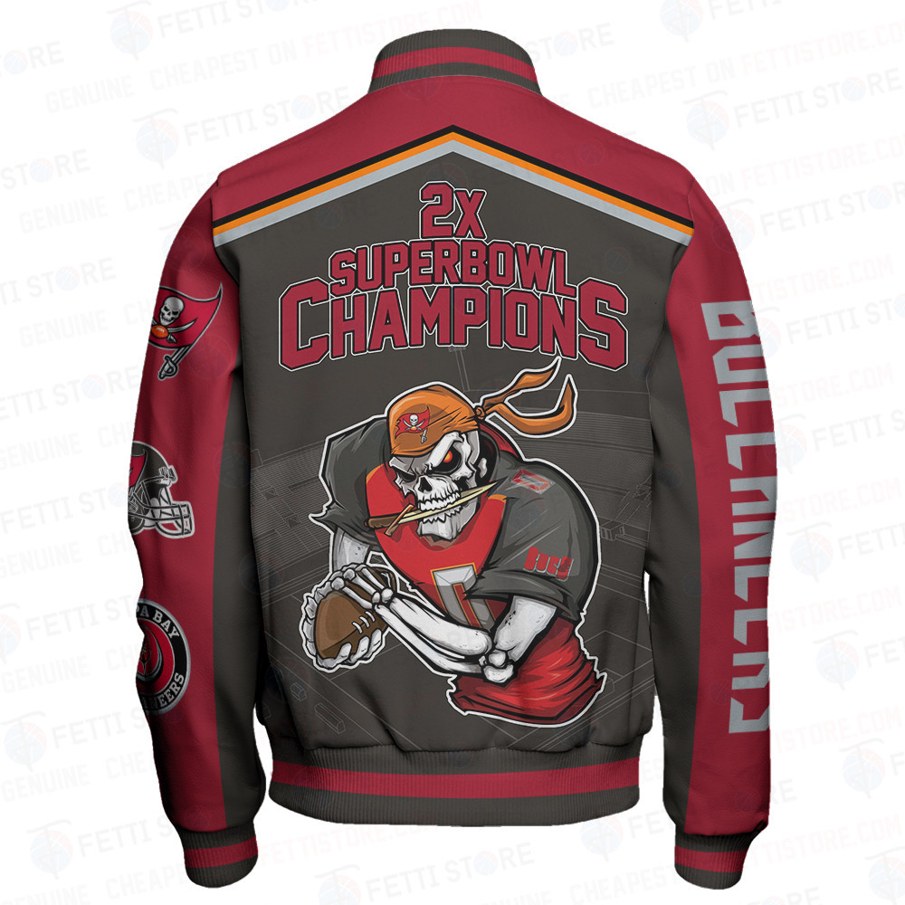 Tampa Bay Buccaneers National Football League Varsity Jacket STM V6 - Famjoys Tampa Bay Buccaneers National Football League Varsity Jacket STM V6 - Famjoys