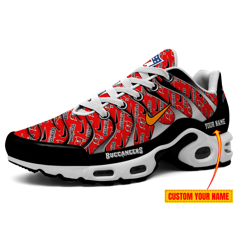 Tampa Bay Buccaneers-Pattern Swoosh Personalized H56 Shoes-SP16112330ID02DS08 - Famjoys Tampa Bay Buccaneers-Pattern Swoosh Personalized H56 Shoes-SP16112330ID02DS08 - Famjoys