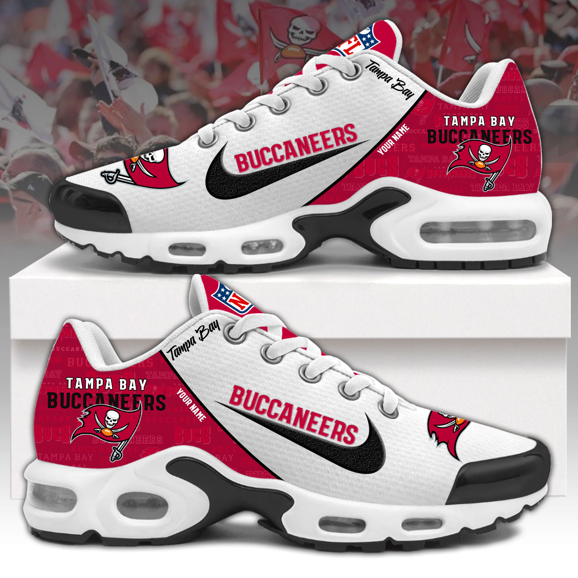 Tampa Bay Buccaneers Personalize Sneaker Shoes 2024 - Famjoys Tampa Bay Buccaneers Personalize Sneaker Shoes 2024 - Famjoys