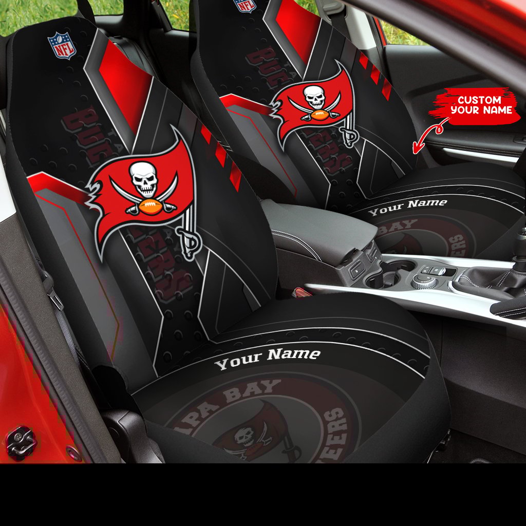 Tampa Bay Buccaneers Personalized Car Seat Covers BGCSC629 - Famjoys Tampa Bay Buccaneers Personalized Car Seat Covers BGCSC629 - Famjoys