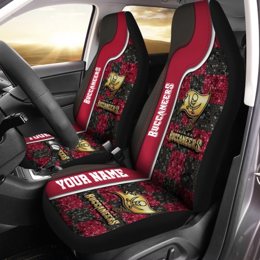 Tampa Bay Buccaneers Personalized Car Seat Covers BGCSC663 - Famjoys Tampa Bay Buccaneers Personalized Car Seat Covers BGCSC663 - Famjoys
