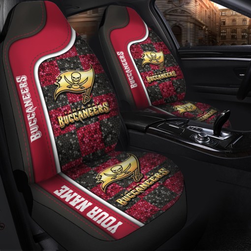Tampa Bay Buccaneers Personalized Car Seat Covers BGCSC663 - Famjoys Tampa Bay Buccaneers Personalized Car Seat Covers BGCSC663 - Famjoys