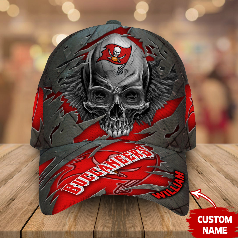Tampa Bay Buccaneers-Personalized Skull Cap V2-SPCAPA0109030 - Famjoys Tampa Bay Buccaneers-Personalized Skull Cap V2-SPCAPA0109030 - Famjoys
