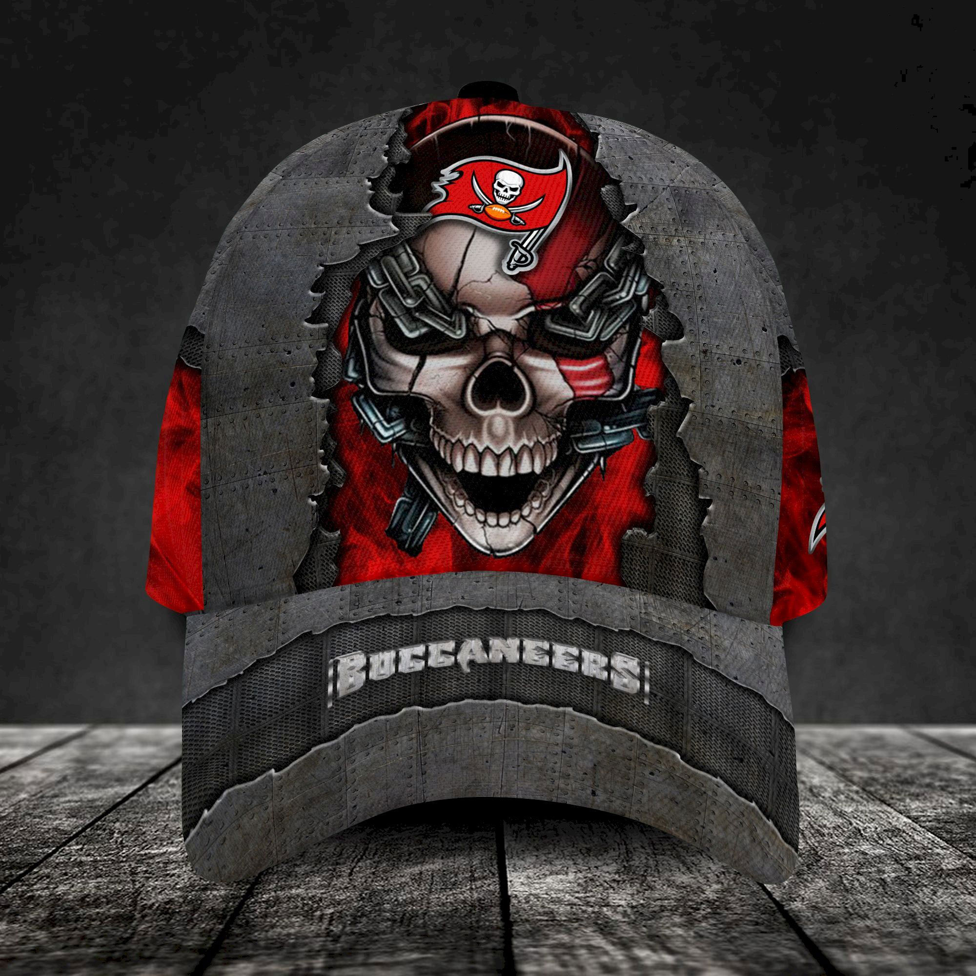 Tampa Bay Buccaneers-Personalized Skull Cap V3 - Famjoys Tampa Bay Buccaneers-Personalized Skull Cap V3 - Famjoys