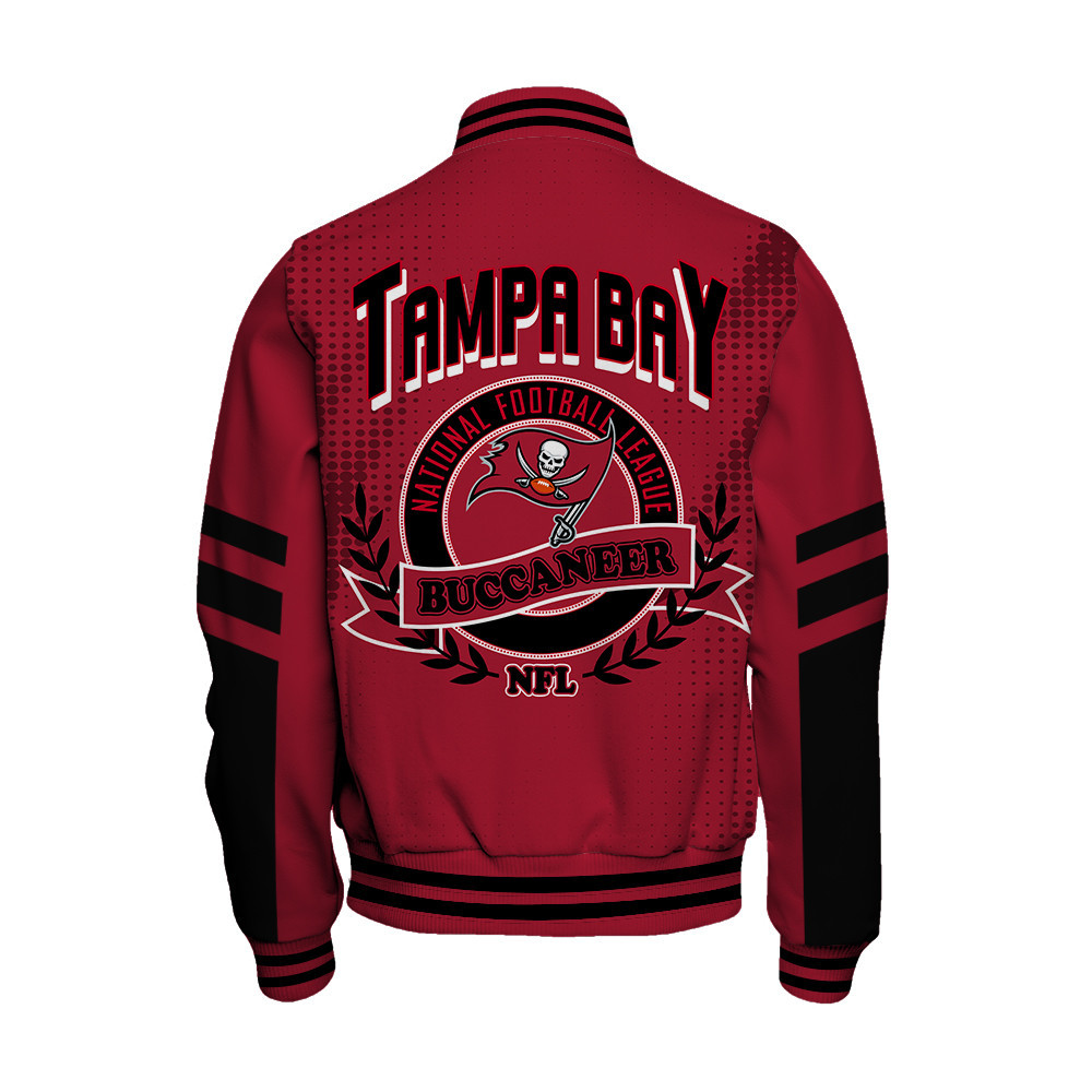 Tampa Bay Buccaneers - The Light Of The Star Unisex Varsity Jacket - Famjoys Tampa Bay Buccaneers - The Light Of The Star Unisex Varsity Jacket - Famjoys