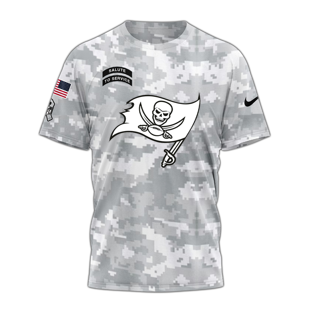 Tampa Bay Buccaneers Tshirt Camo Salute to Service Club - Famjoys Tampa Bay Buccaneers Tshirt Camo Salute to Service Club - Famjoys