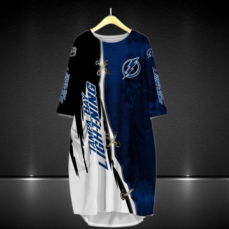 Tampa Bay Lightning All Over Print Caftan3435 - Famjoys Tampa Bay Lightning All Over Print Caftan3435 - Famjoys