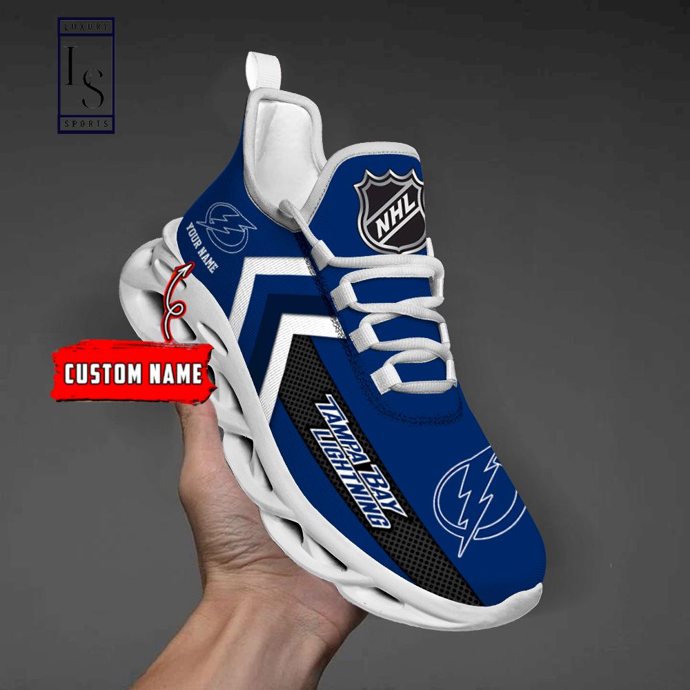 Tampa Bay Lightning NHL Personalized Max Soul Shoes - Famjoys Tampa Bay Lightning NHL Personalized Max Soul Shoes - Famjoys