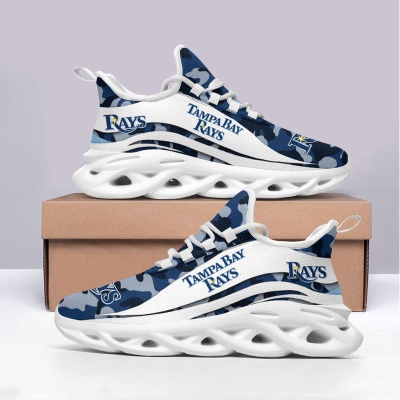 Tampa Bay Rays Camo Pattern Max Soul Shoes NEW019759 - Famjoys Tampa Bay Rays Camo Pattern Max Soul Shoes NEW019759 - Famjoys