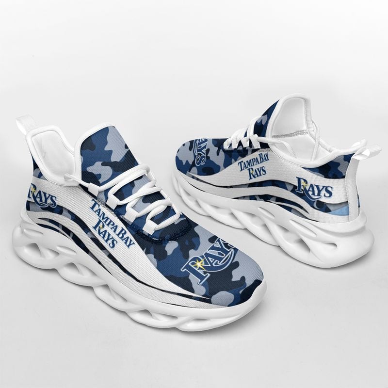 Tampa Bay Rays Camo Pattern Max Soul Shoes NEW019759 - Famjoys Tampa Bay Rays Camo Pattern Max Soul Shoes NEW019759 - Famjoys