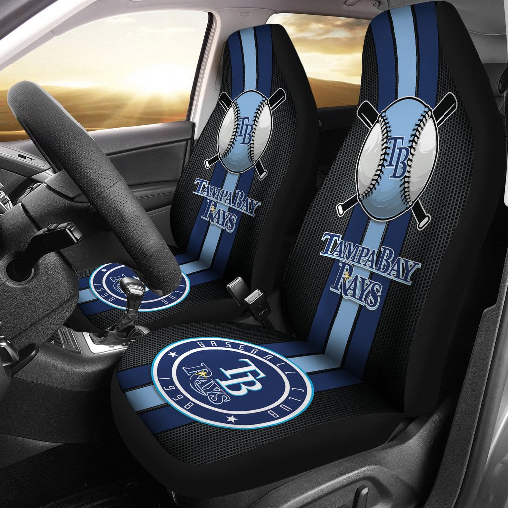 Tampa Bay Rays Car Seat Covers MBL Baseball Ph220914-28 - Famjoys Tampa Bay Rays Car Seat Covers MBL Baseball Ph220914-28 - Famjoys