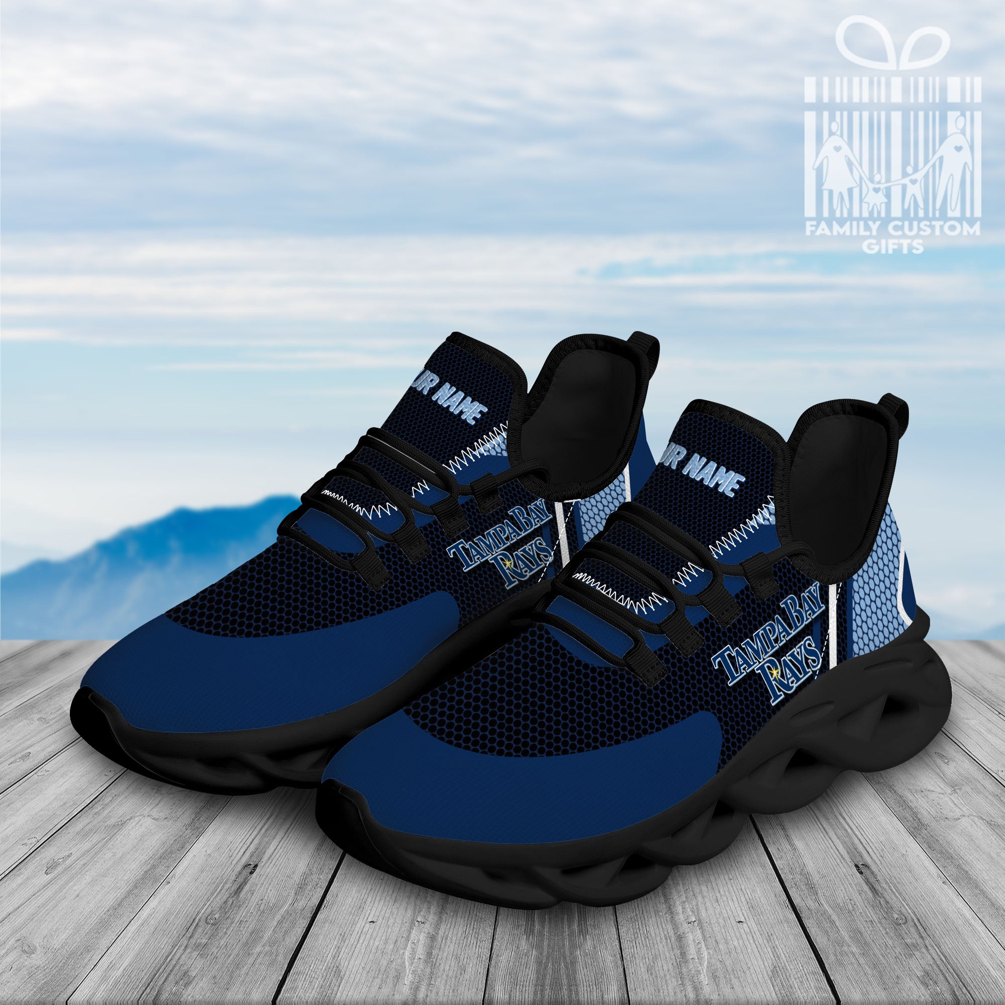 Tampa Bay Rays Custom Baseball Personalized Max Soul Sneakers Running Sport Shoes for Men Women - Famjoys Tampa Bay Rays Custom Baseball Personalized Max Soul Sneakers Running Sport Shoes for Men Women - Famjoys