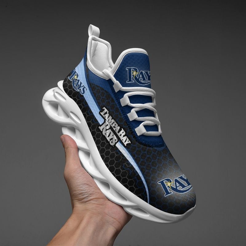 Tampa Bay Rays Honeycomb Pattern Max Soul Shoes NEW019359 - Famjoys Tampa Bay Rays Honeycomb Pattern Max Soul Shoes NEW019359 - Famjoys