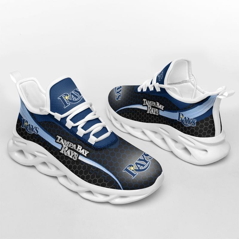 Tampa Bay Rays Honeycomb Pattern Max Soul Shoes NEW019359 - Famjoys Tampa Bay Rays Honeycomb Pattern Max Soul Shoes NEW019359 - Famjoys
