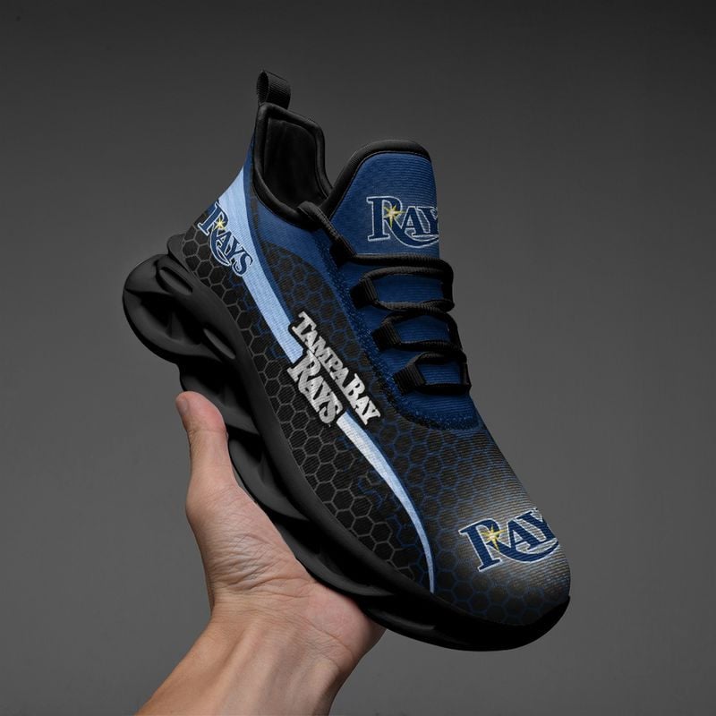 Tampa Bay Rays Honeycomb Pattern Max Soul Shoes NEW019359 - Famjoys Tampa Bay Rays Honeycomb Pattern Max Soul Shoes NEW019359 - Famjoys