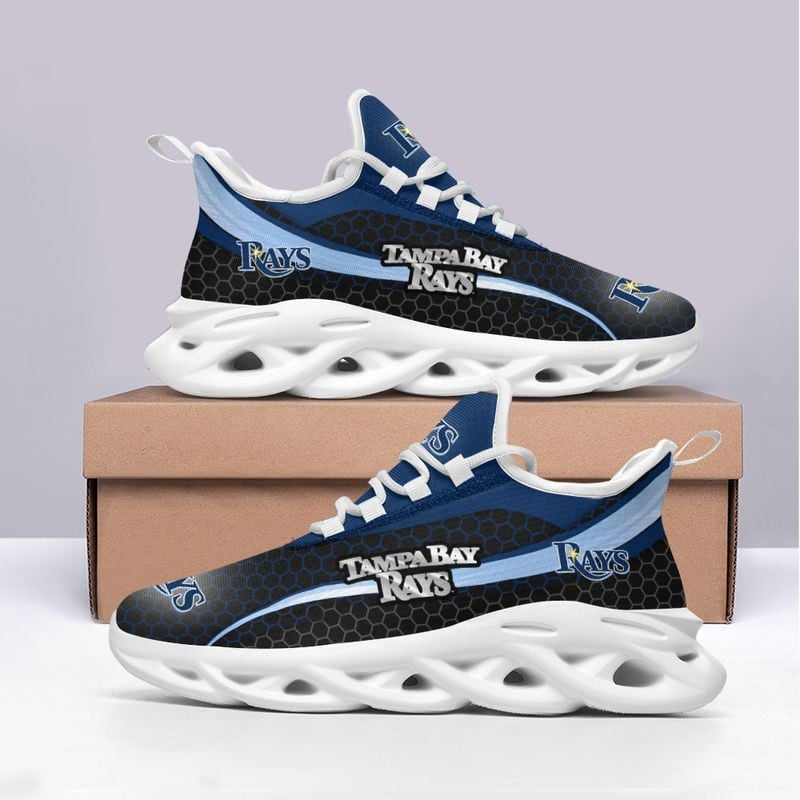 Tampa Bay Rays Honeycomb Pattern Max Soul Shoes NEW019359 - Famjoys Tampa Bay Rays Honeycomb Pattern Max Soul Shoes NEW019359 - Famjoys
