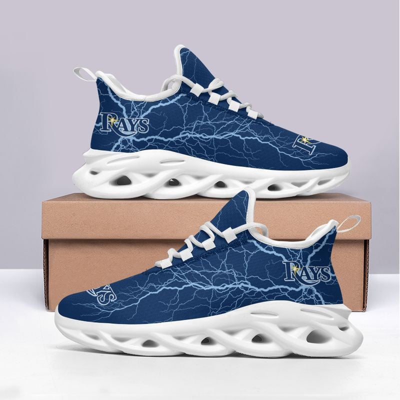 Tampa Bay Rays Lightning Pattern Max Soul Shoes NEW020559 - Famjoys Tampa Bay Rays Lightning Pattern Max Soul Shoes NEW020559 - Famjoys
