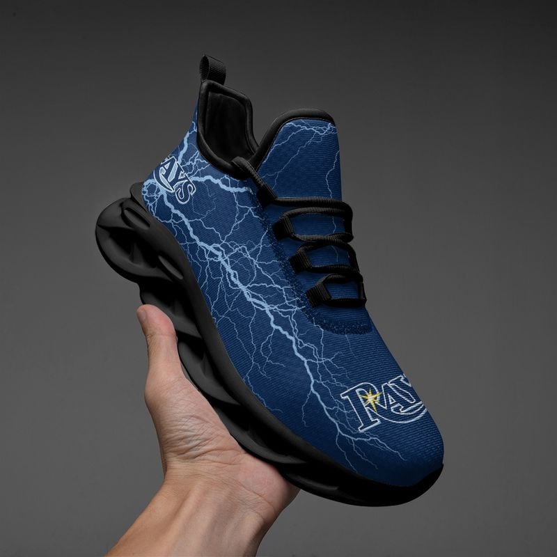 Tampa Bay Rays Lightning Pattern Max Soul Shoes NEW020559 - Famjoys Tampa Bay Rays Lightning Pattern Max Soul Shoes NEW020559 - Famjoys