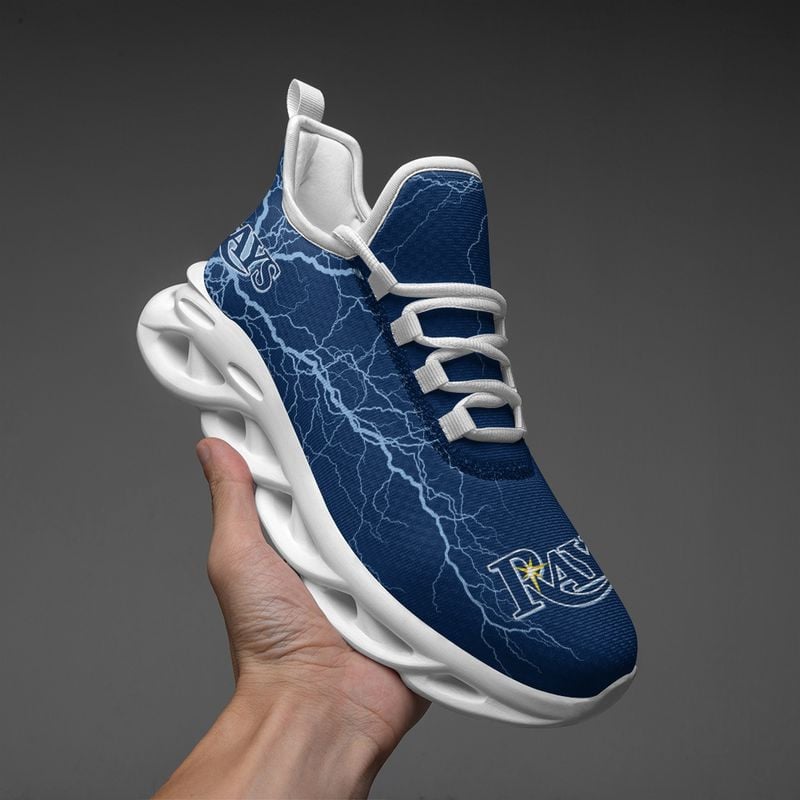 Tampa Bay Rays Lightning Pattern Max Soul Shoes NEW020559 - Famjoys Tampa Bay Rays Lightning Pattern Max Soul Shoes NEW020559 - Famjoys