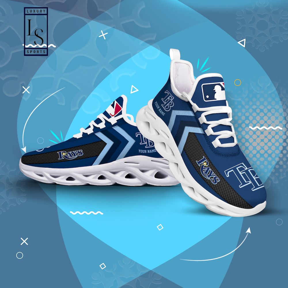 Tampa Bay Rays Personalized Max Soul Shoes - Famjoys Tampa Bay Rays Personalized Max Soul Shoes - Famjoys