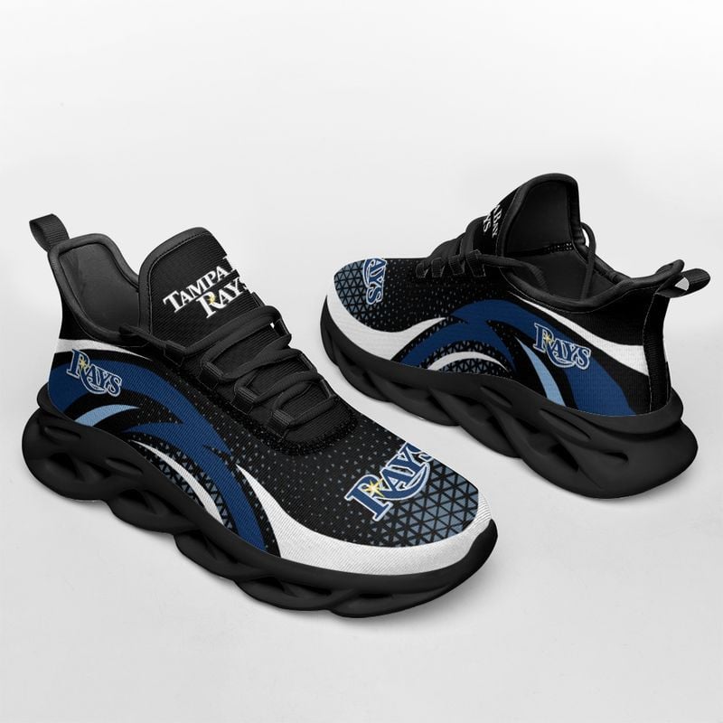 Tampa Bay Rays Triangle Abstract Pattern Max Soul Shoes NEW054559 - Famjoys Tampa Bay Rays Triangle Abstract Pattern Max Soul Shoes NEW054559 - Famjoys