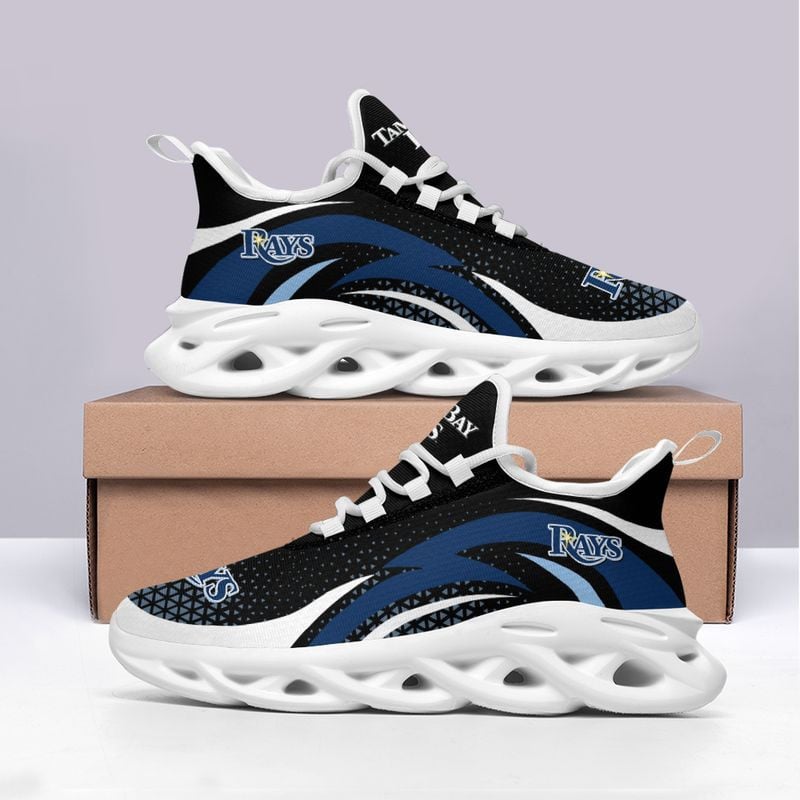 Tampa Bay Rays Triangle Abstract Pattern Max Soul Shoes NEW054559 - Famjoys Tampa Bay Rays Triangle Abstract Pattern Max Soul Shoes NEW054559 - Famjoys