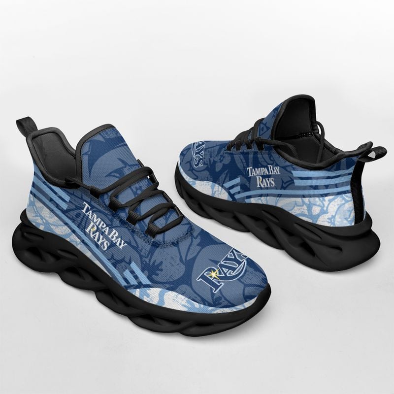Tampa Bay Rays Tropical Flowers Max Soul Shoes NLA066159 - Famjoys Tampa Bay Rays Tropical Flowers Max Soul Shoes NLA066159 - Famjoys