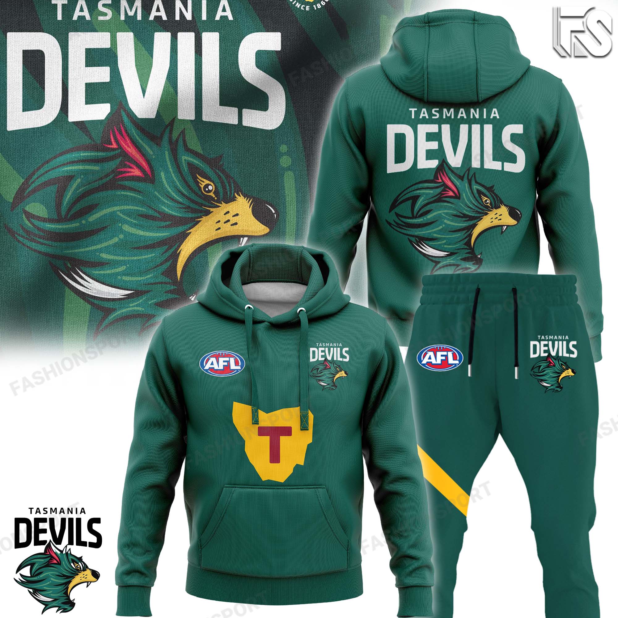 Tasmania Football Club Hoodie - Famjoys Tasmania Football Club Hoodie - Famjoys