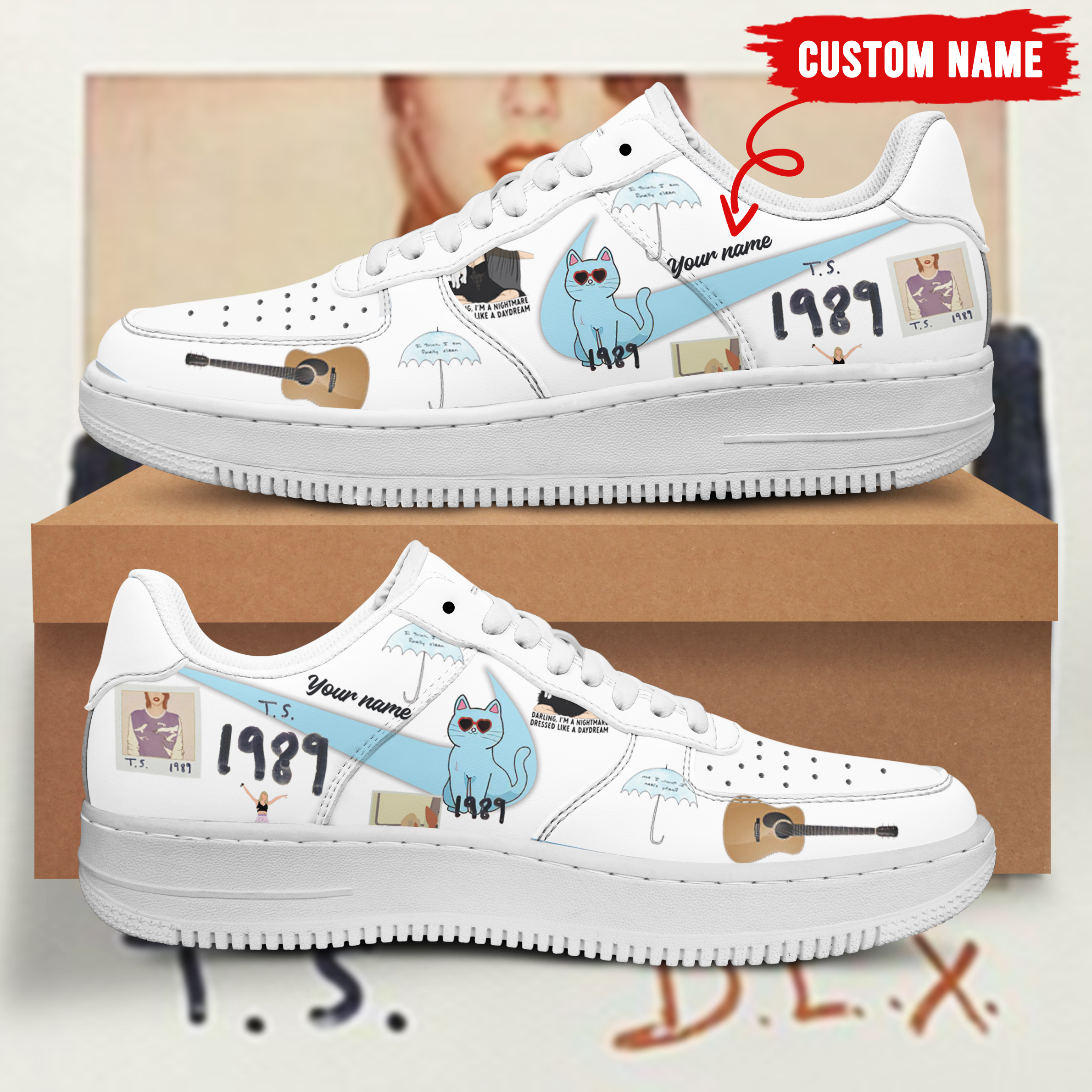 Taylor Swift The Eras Tour Shoes SP21062301DS04 - Famjoys Taylor Swift The Eras Tour Shoes SP21062301DS04 - Famjoys