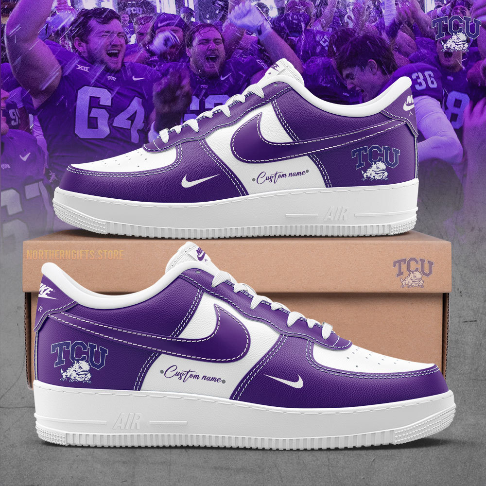 TCU Football Custom Name For Fans Shoes+SP29092401ID10 - Famjoys TCU Football Custom Name For Fans Shoes+SP29092401ID10 - Famjoys