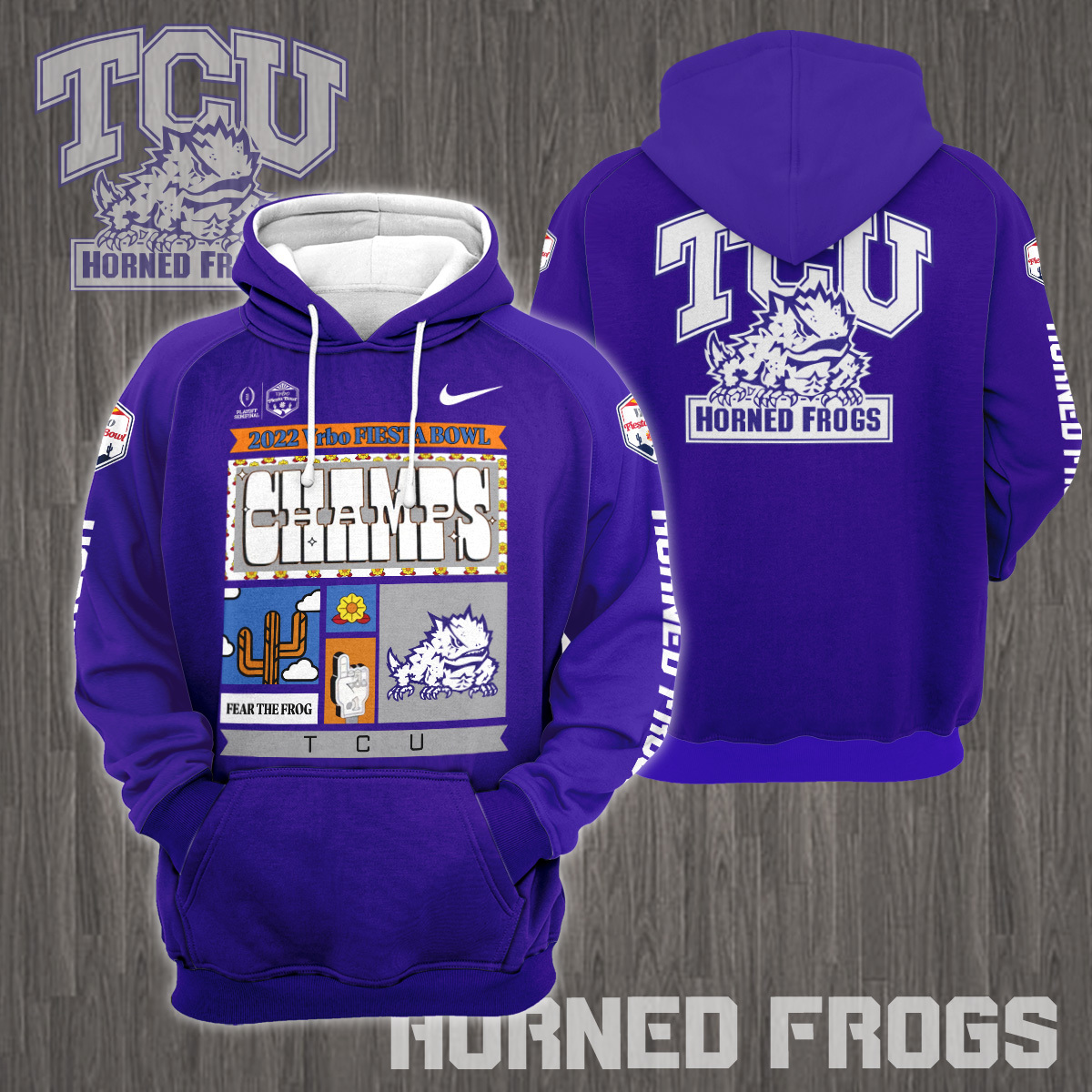 TCU Horned Frogs 2022 Fiesta Bowl Champions Shirts - Famjoys TCU Horned Frogs 2022 Fiesta Bowl Champions Shirts - Famjoys