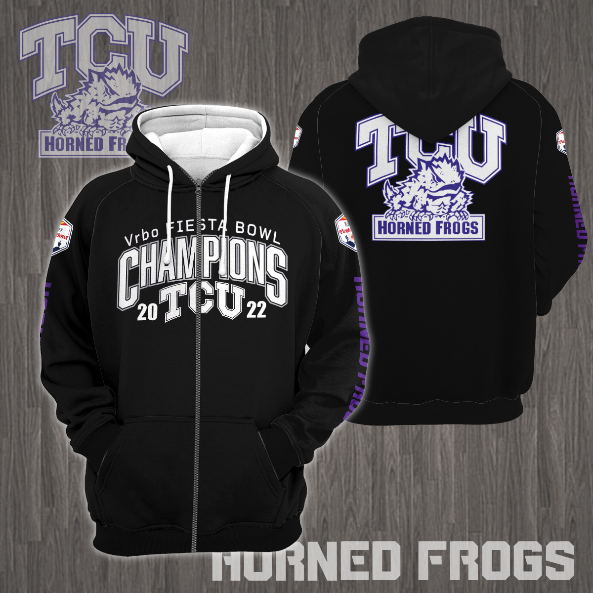 TCU Horned Frogs 2022 Fiesta Bowl Champions Shirts - Famjoys TCU Horned Frogs 2022 Fiesta Bowl Champions Shirts - Famjoys