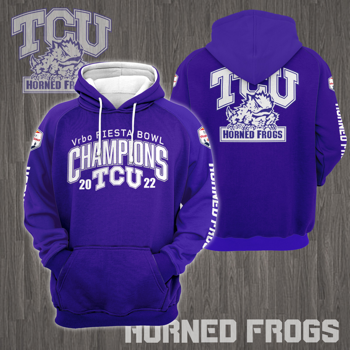 TCU Horned Frogs 2022 Fiesta Bowl Champions Shirts - Famjoys TCU Horned Frogs 2022 Fiesta Bowl Champions Shirts - Famjoys