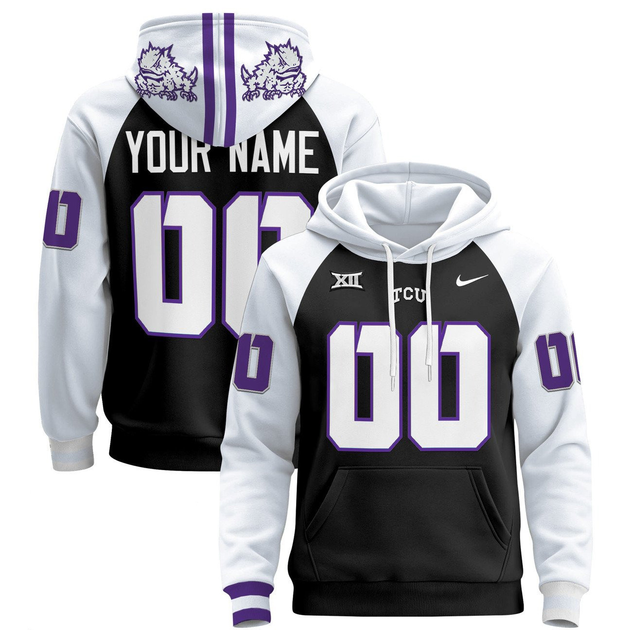 TCU Horned Frogs Football Hoodie - Famjoys TCU Horned Frogs Football Hoodie - Famjoys