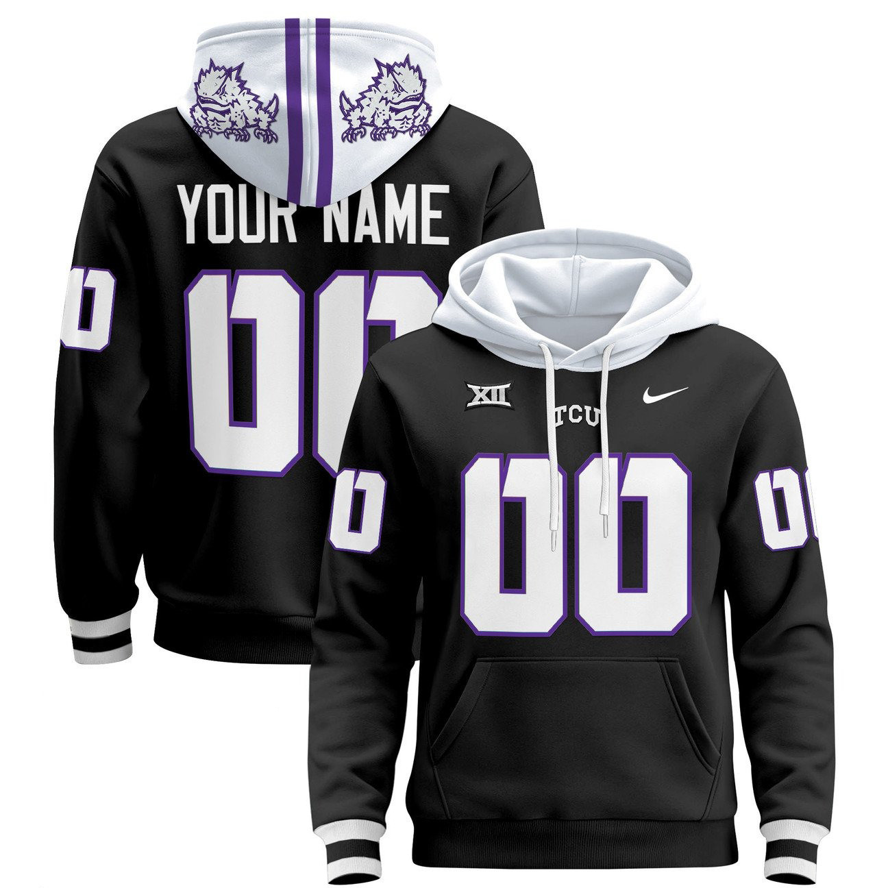 TCU Horned Frogs Football Hoodie - Famjoys TCU Horned Frogs Football Hoodie - Famjoys