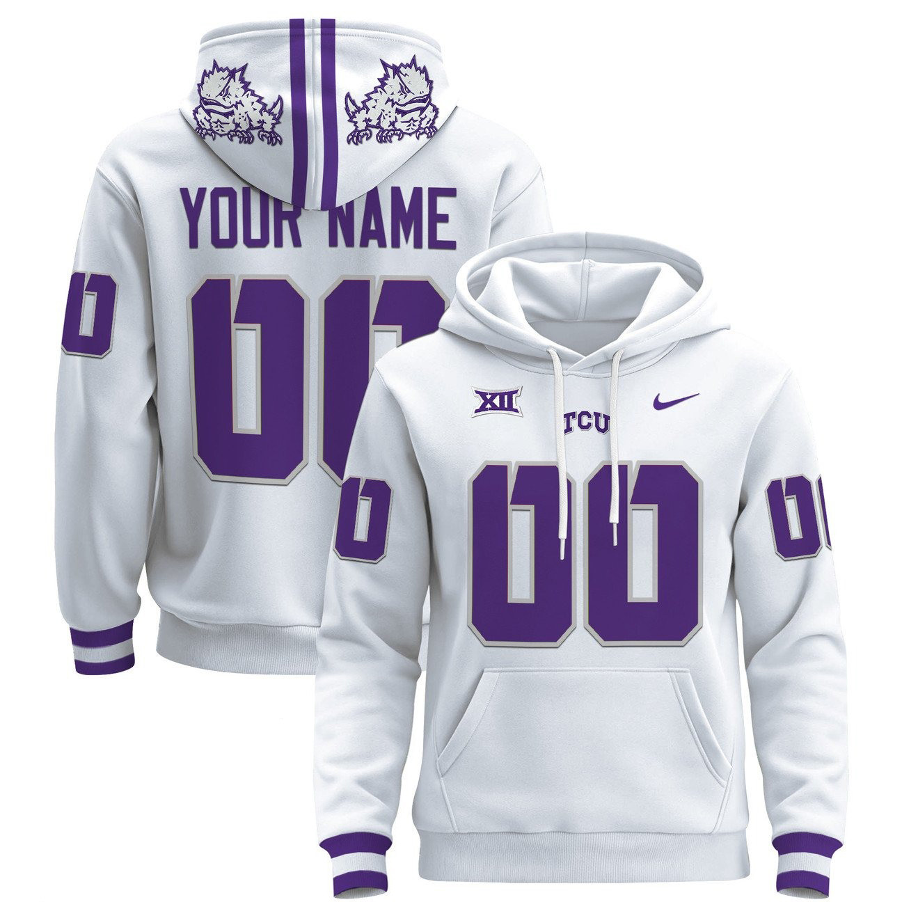 TCU Horned Frogs Football Hoodie - Famjoys TCU Horned Frogs Football Hoodie - Famjoys