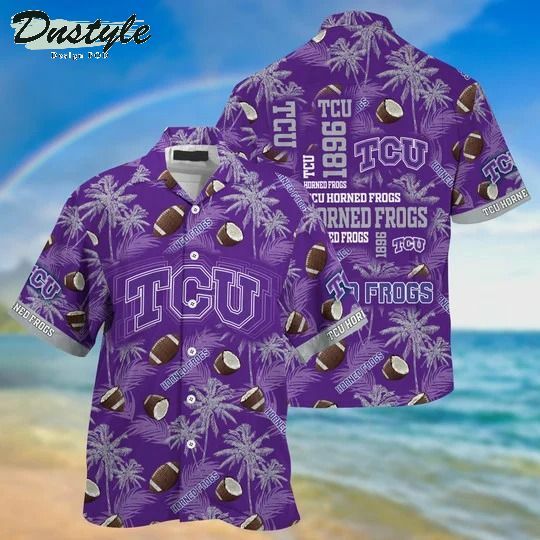 Tcu Horned Frogs Hawaiian Shirt - Famjoys Tcu Horned Frogs Hawaiian Shirt - Famjoys
