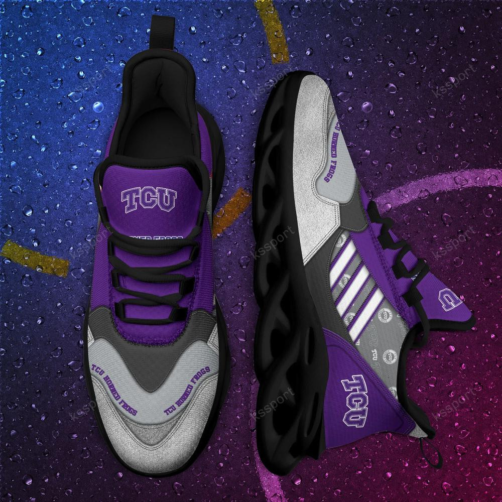 TCU Horned Frogs Max Soul Clunky, Running Sneakers - Famjoys TCU Horned Frogs Max Soul Clunky, Running Sneakers - Famjoys