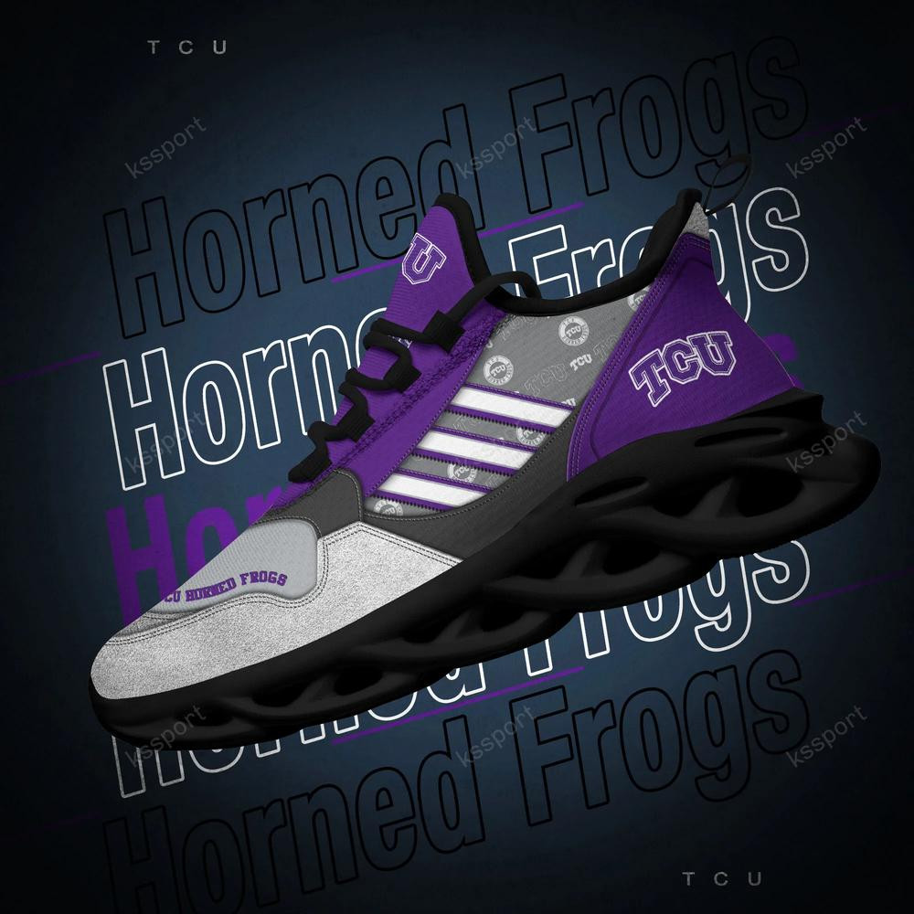 TCU Horned Frogs Max Soul Clunky, Running Sneakers - Famjoys TCU Horned Frogs Max Soul Clunky, Running Sneakers - Famjoys