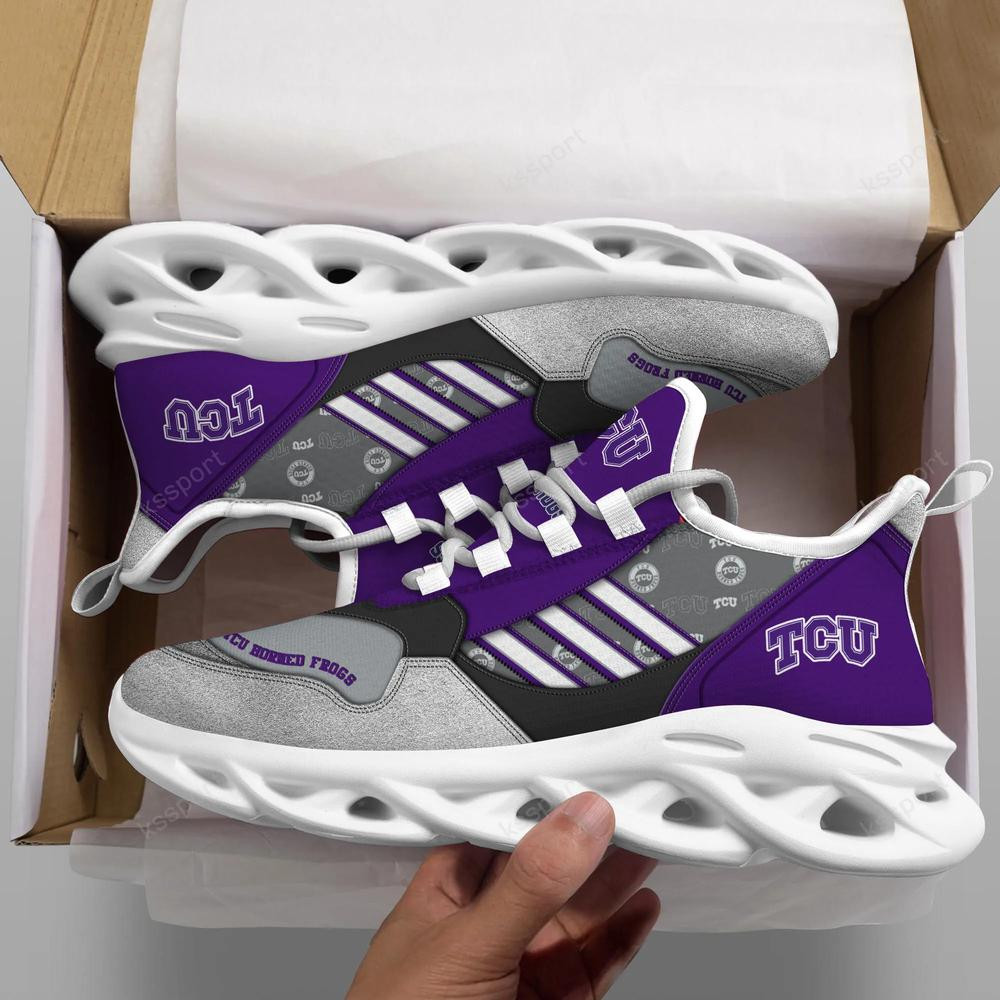 TCU Horned Frogs Max Soul Clunky, Running Sneakers - Famjoys TCU Horned Frogs Max Soul Clunky, Running Sneakers - Famjoys